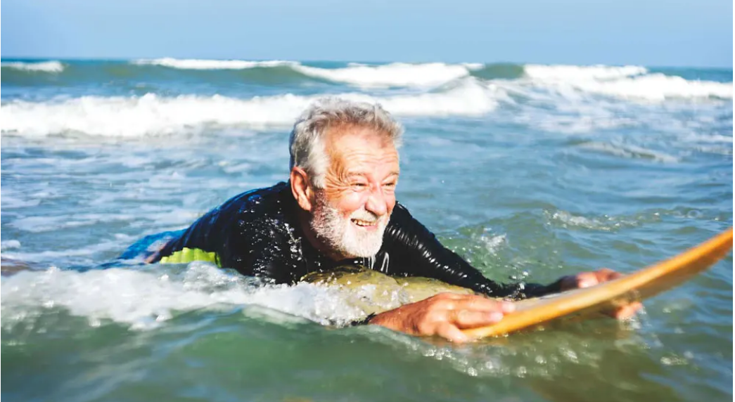 Aînés vivant une viea active