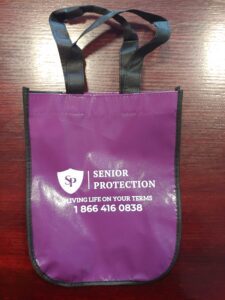 Senior Protection handbags giveaway