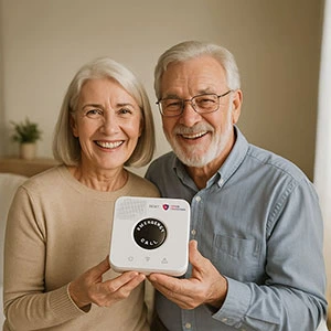 LTE medical alert device with fall detection for seniors in Canada